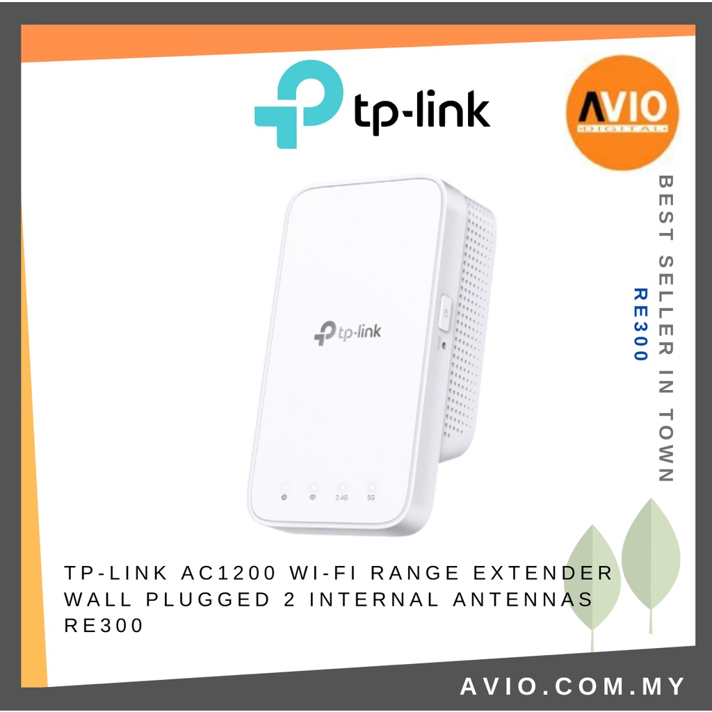 TP-LINK Tplink AC1200 Mesh Wifi Wi-Fi Dual Band 1167Mbps Range Extender ...