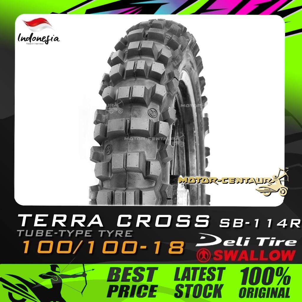 Pneu Cross 80/100-12 3.00-12 Deli Tire TERRA CROSS Pour Moto Enfant Mini Moto 3663914062822