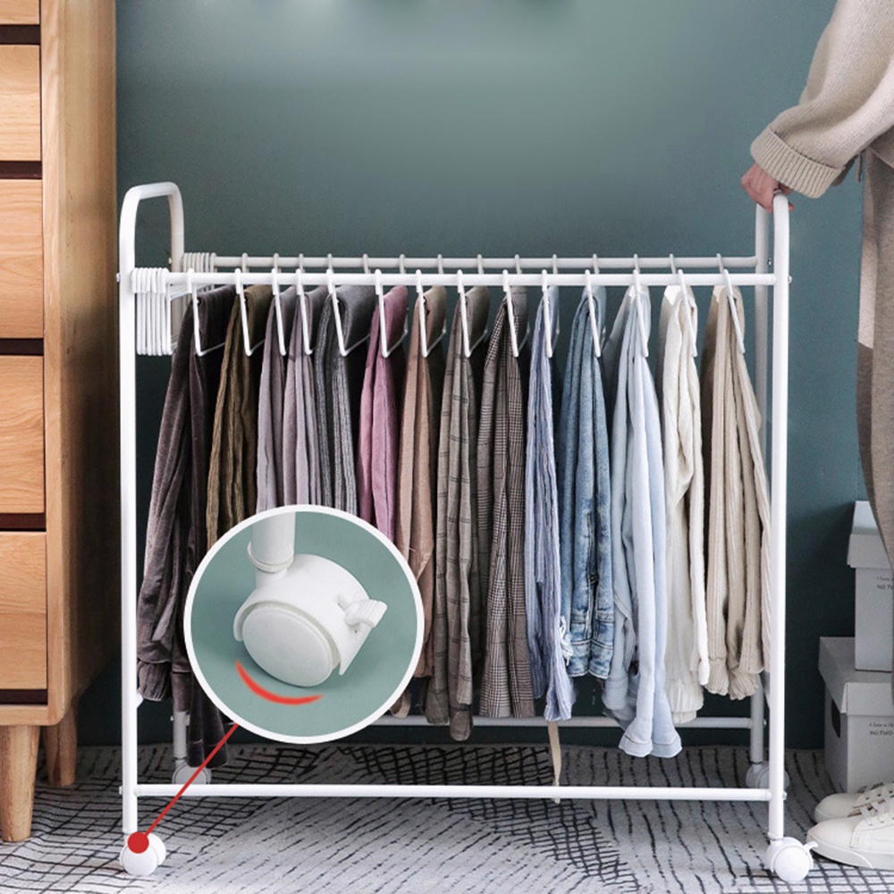 Clothes Store box organization trouser storage rack drying rack movable ...