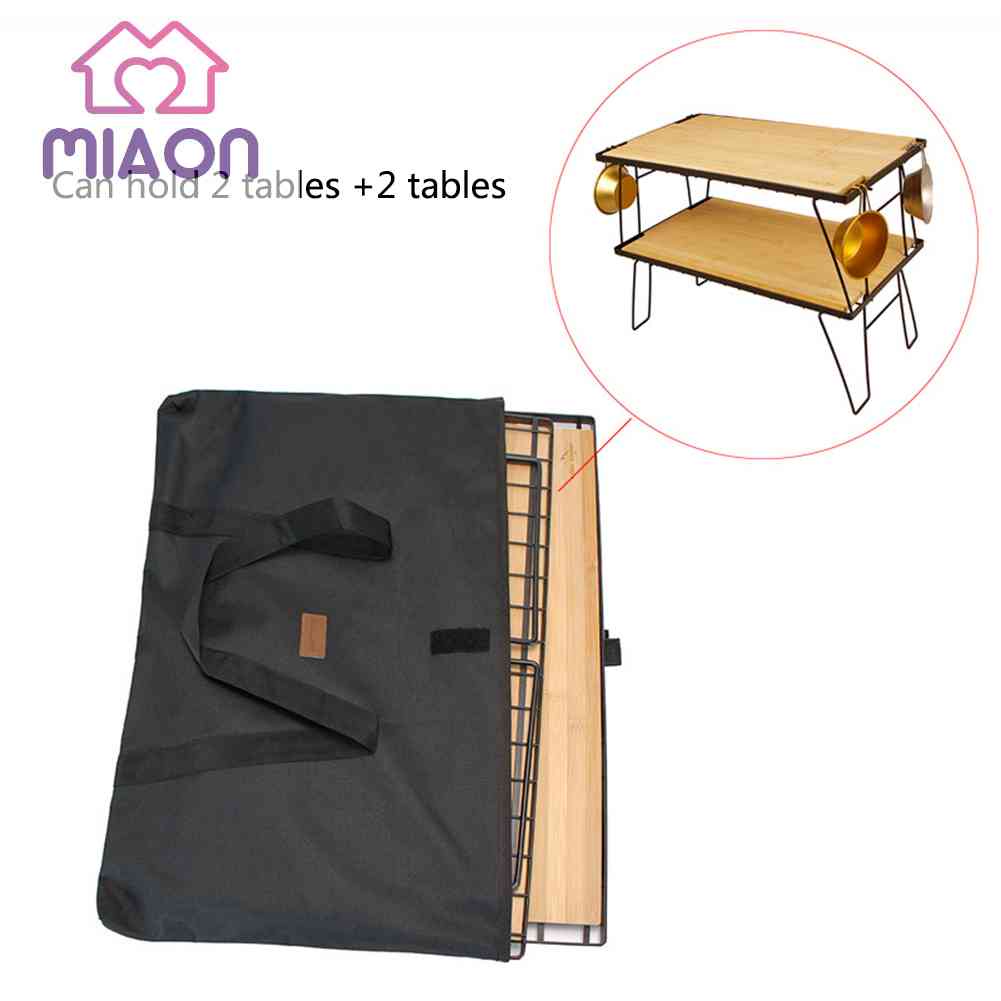Portable Folding Net Table Storage Bag Camping Outdoor Picnic Desk Tote