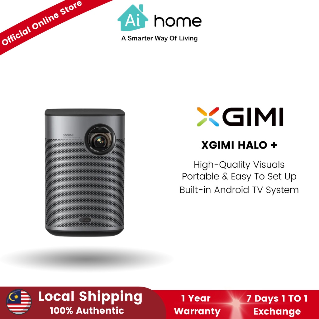 Aihome XGIMI HALO+ HighQuality Visuals Portable & Easy To Set Up