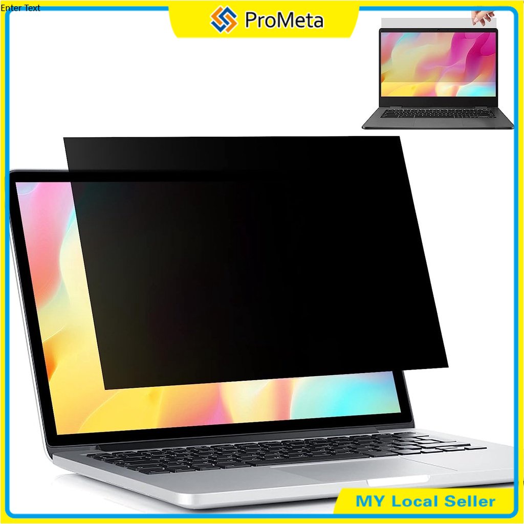 Pelindung Skrin Privasi Laptop Privacy Screen 13 14 15.6" AntiGlare