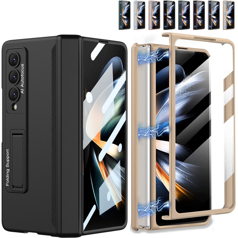 [With glass cover] ZFold 6 5 4 3 Samsung Galaxy Z Fold 6 case Fold 5 ...