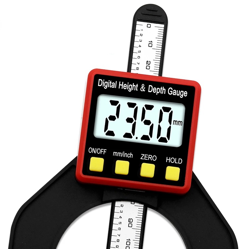 Happylife Digital Depth Gauge LCD Height Gauges Calipers With