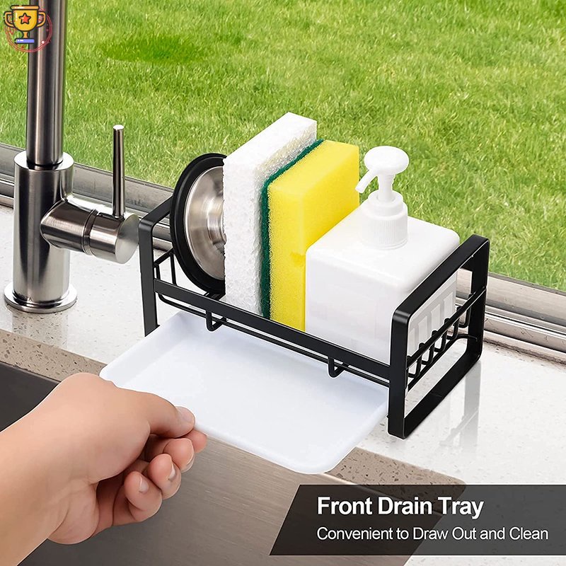 Sponge Soap Holder Kitchen Sink Caddy Organizer Dish Sponge Caddy