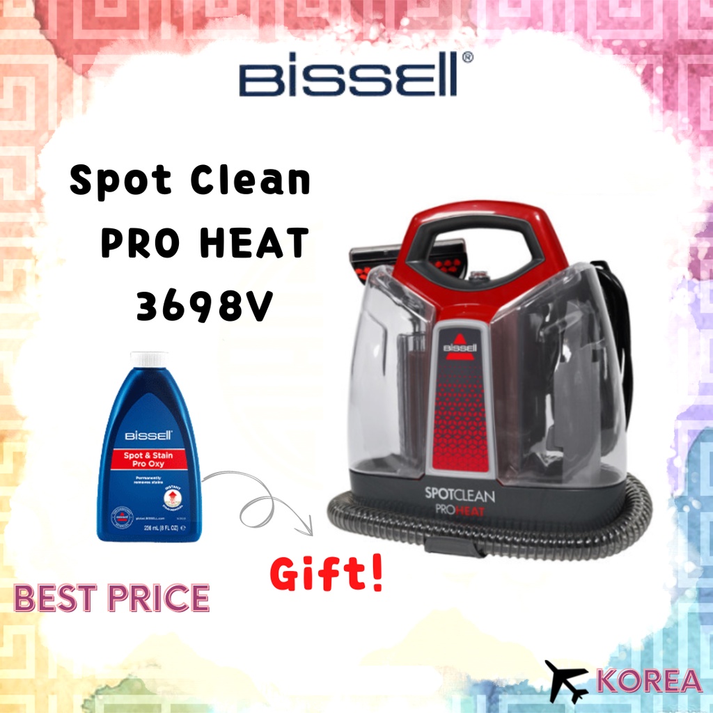 [Bissell] MultiPurpose Wet Cleaner Spot Clean 3698V PRO HEAT + PRO OXY