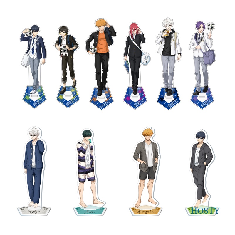 HOSTY Anime BLUE LOCK Isagi Yoichi Stand Figure Acrylic Toys Desktop ...