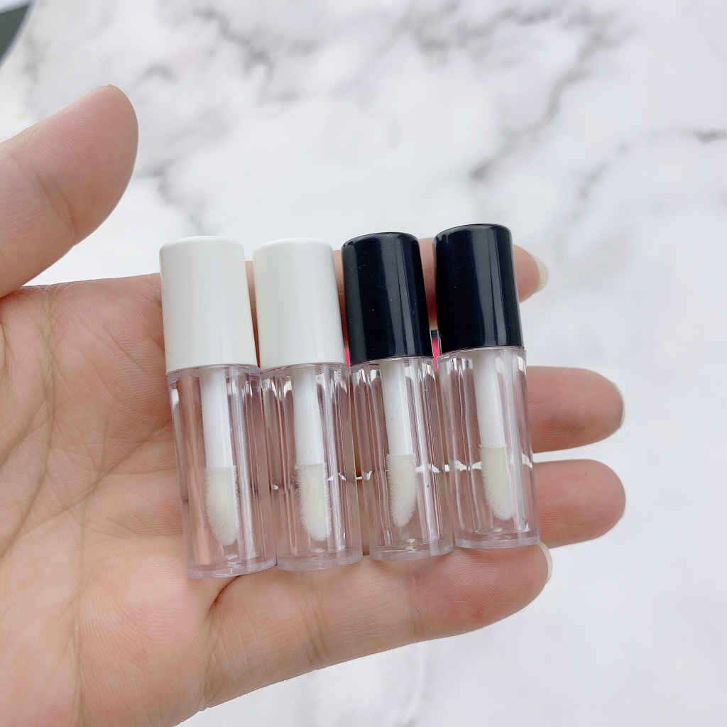 DIY Craft Transparent Refillable Lipstick Tube Mini Container Easy ...