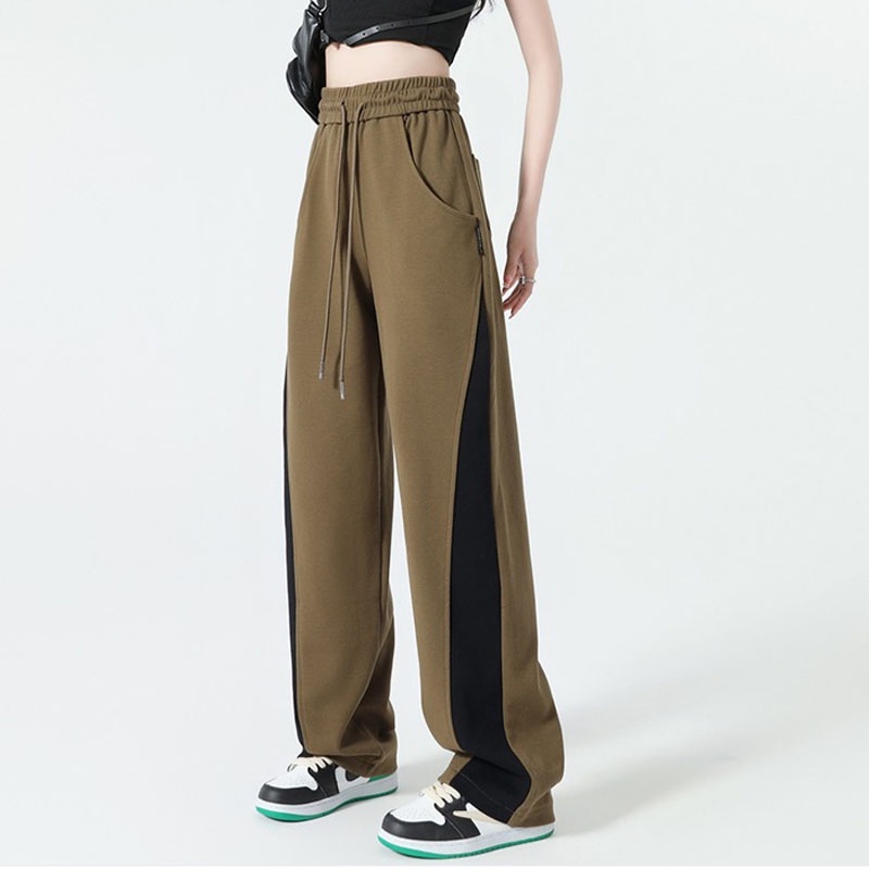 Narrow Wide Leg Loose Sports Pants Women's Summer New High Waist ...