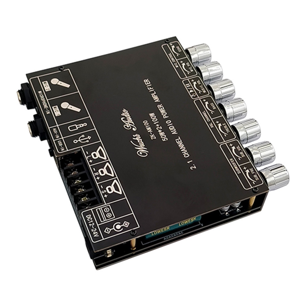 DIYMORE ZK-AM100 Blue-tooth Amplifier Board HiFi Stereo 2.1 TPA3116D2 ...