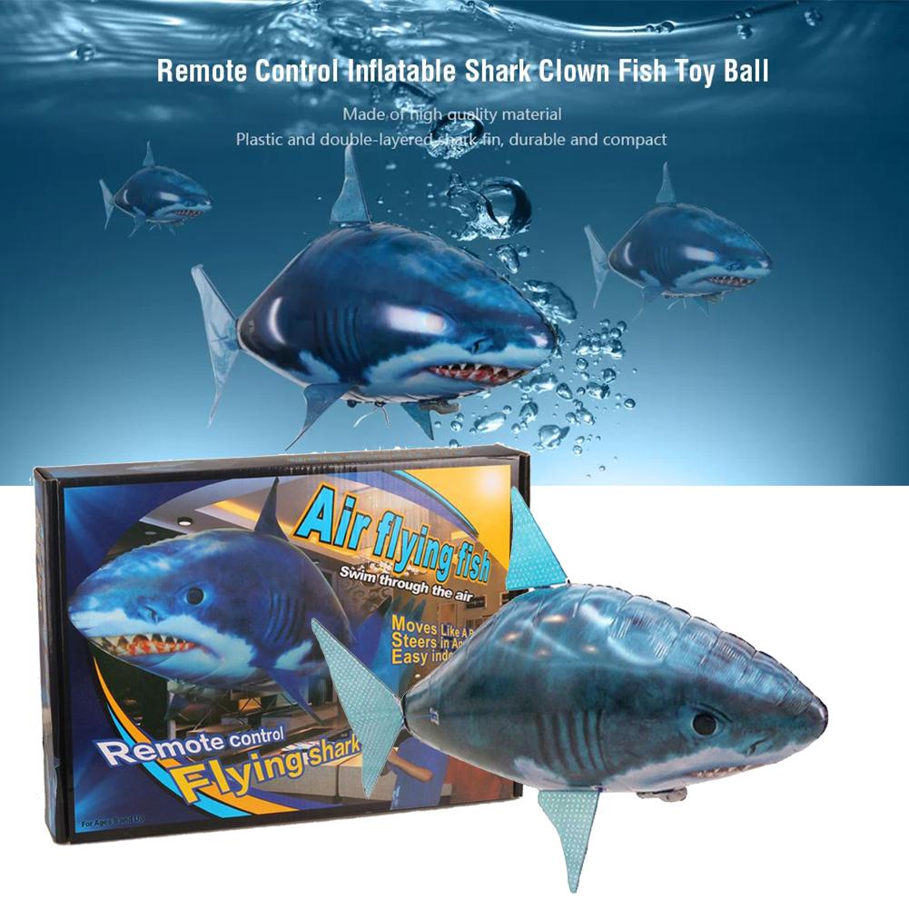 Creative Remote Control Flying Shark Electric Air Inflatable Flying Fish Party RC Animal Toy L9K9 Shopee Malaysia