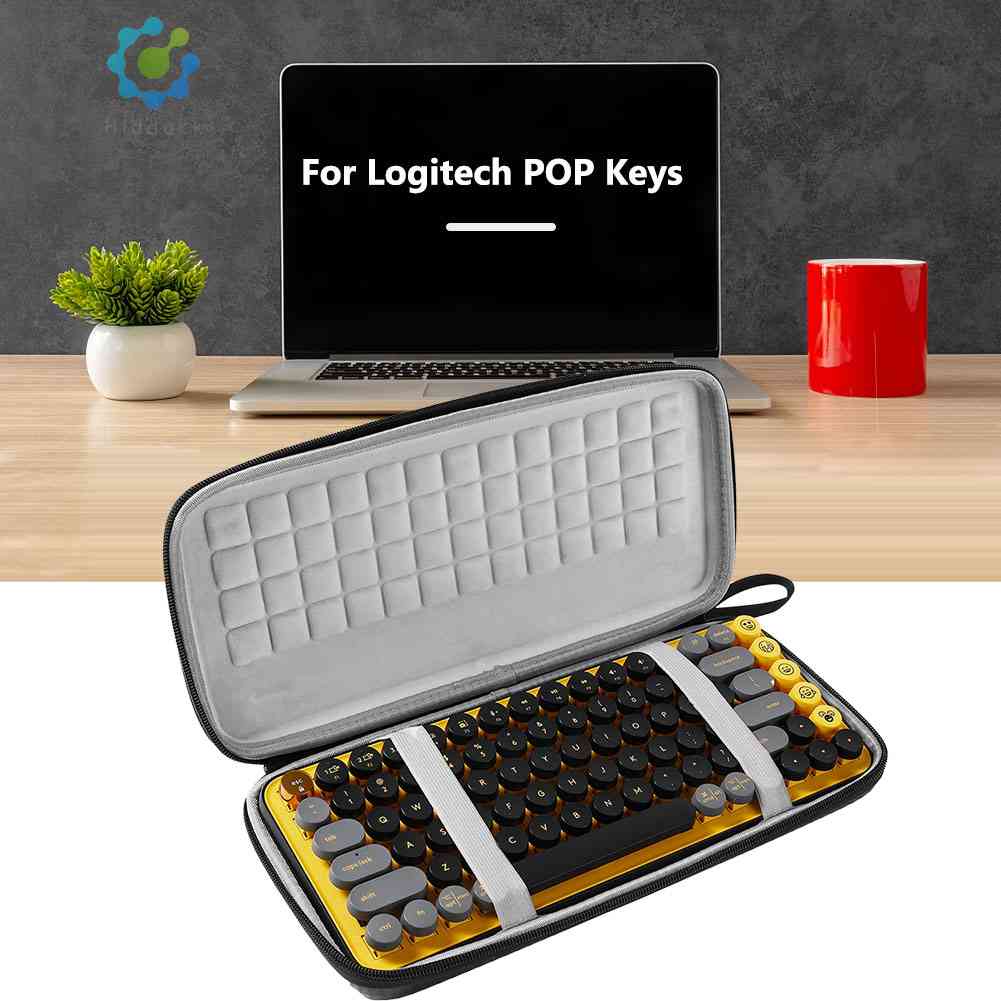 Waterproof Pouch Bags for Logitech POP Keys Mechanical Keyboard Carry