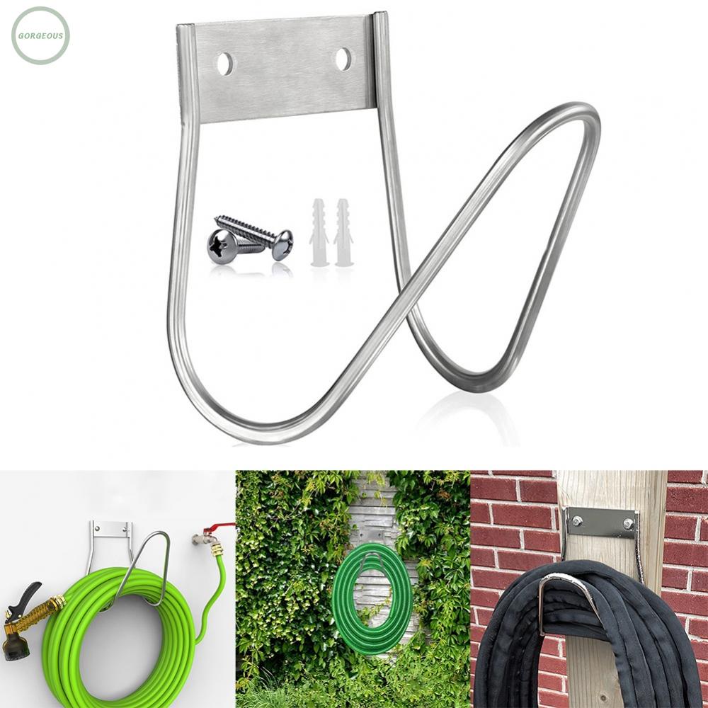 Hose Holder Stainless Steel Small Wall Mount Garden