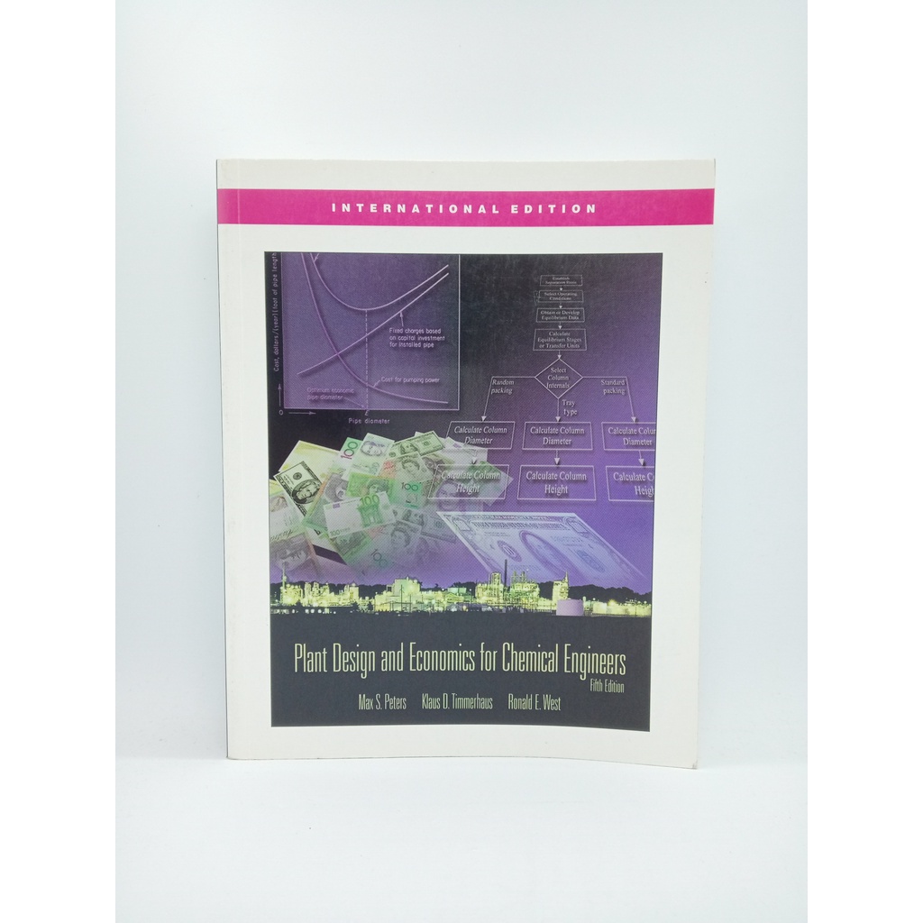 Plant design and economics for chemical engineers, 5th Edition | Shopee ...