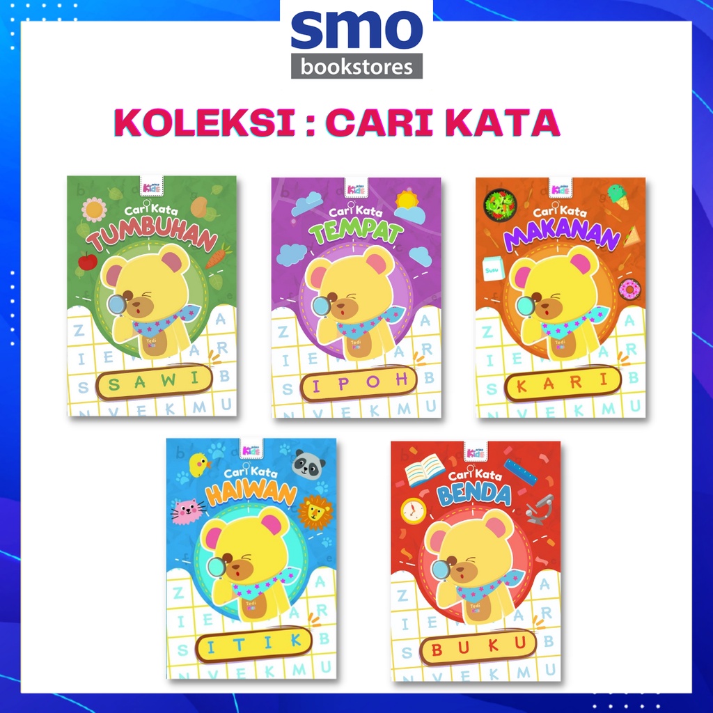 [PRIMA KIDS] - KOLEKSI CARI KATA (Buku Kanak-kanak) | Shopee Malaysia