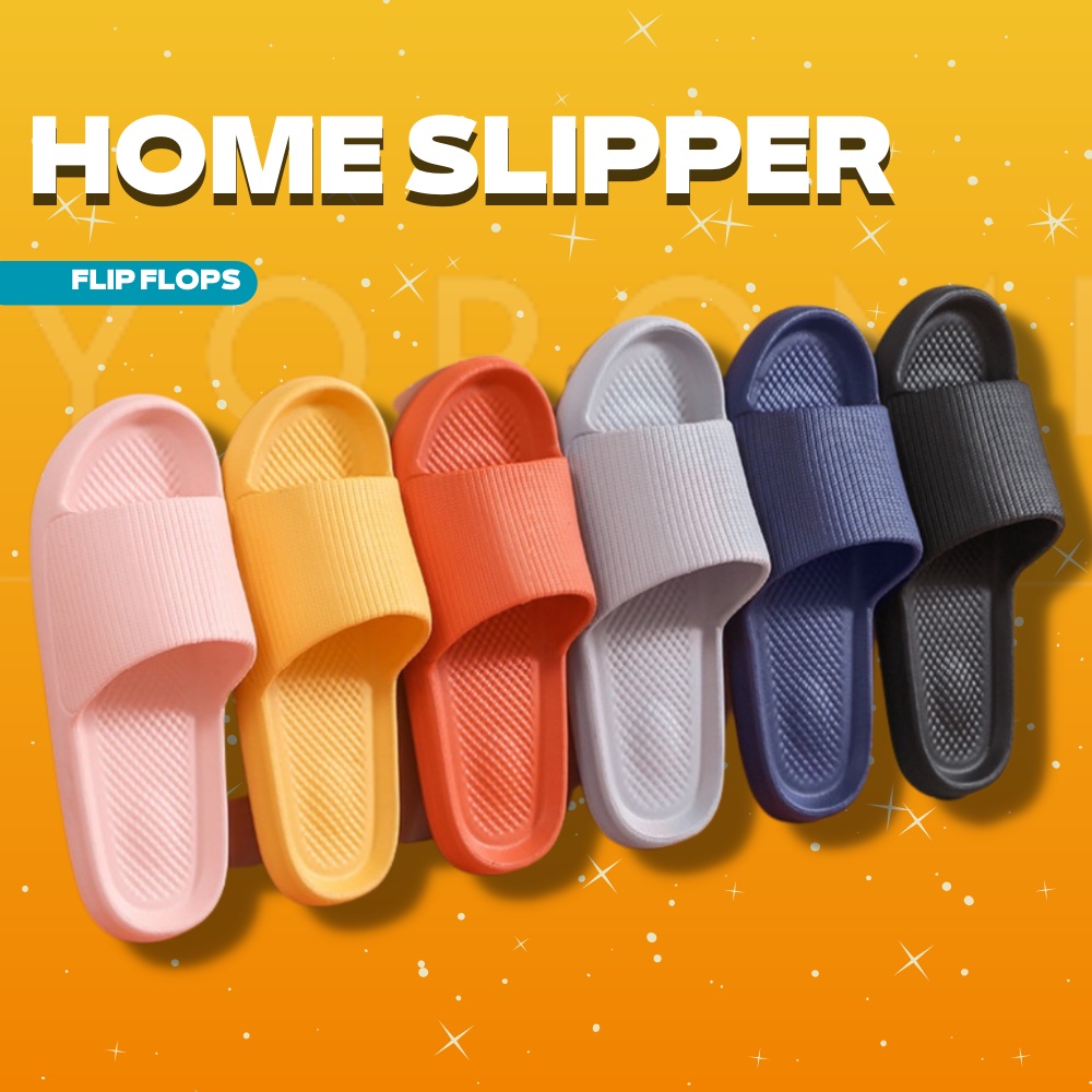 House Slipper 】 Japanese Comfortable Sole Shower Slippers House