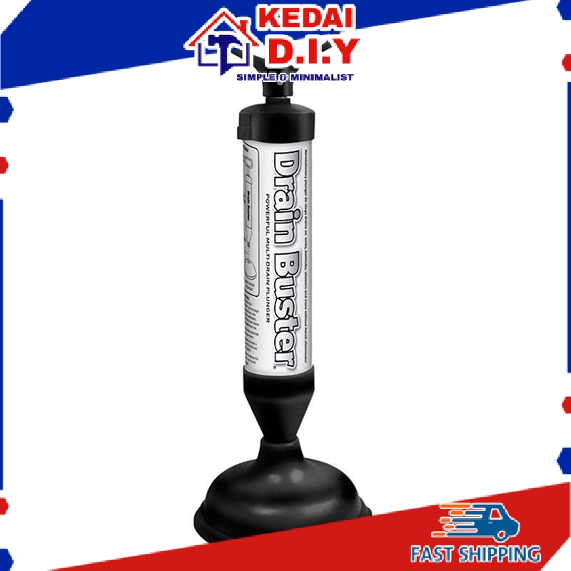 TOILET Suction PUMP Drain Buster High Pressure Plug Toilet Clog Pump