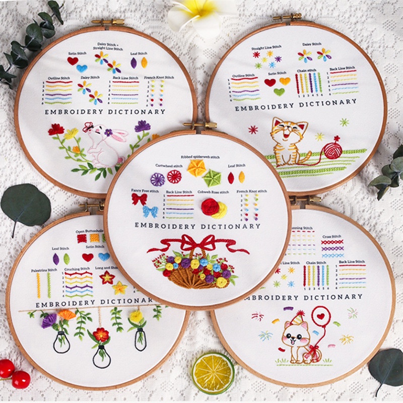 Beginner Embroidery kit/ Starter Embroidery Kit/ Needlework for