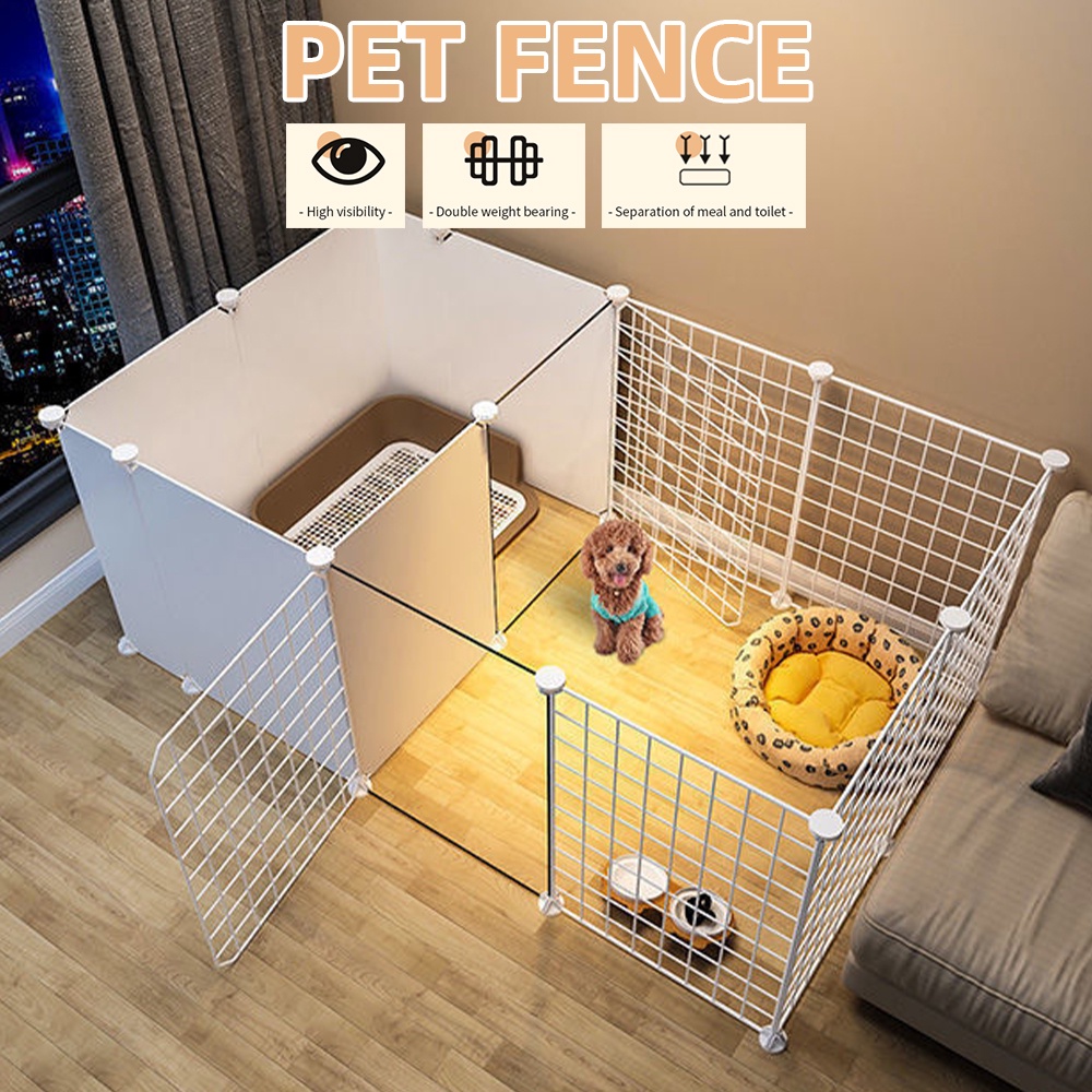 Pet Fence Puppy Cage Kennel Baffle Dog Fence Playpen Fence Kitten Fence