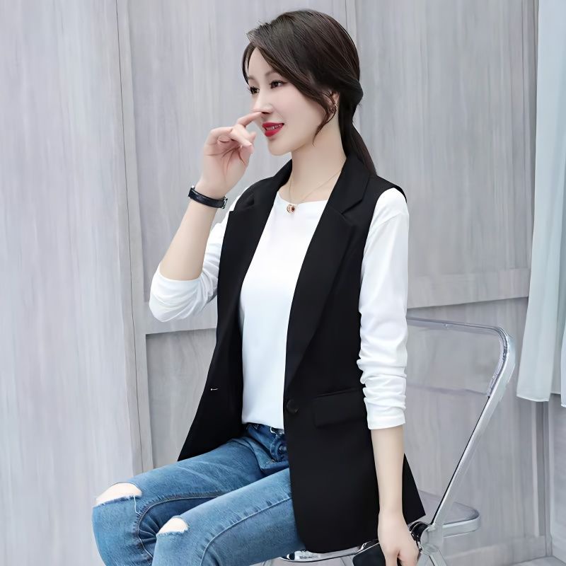 Womens sleeveless vest on sale jacket