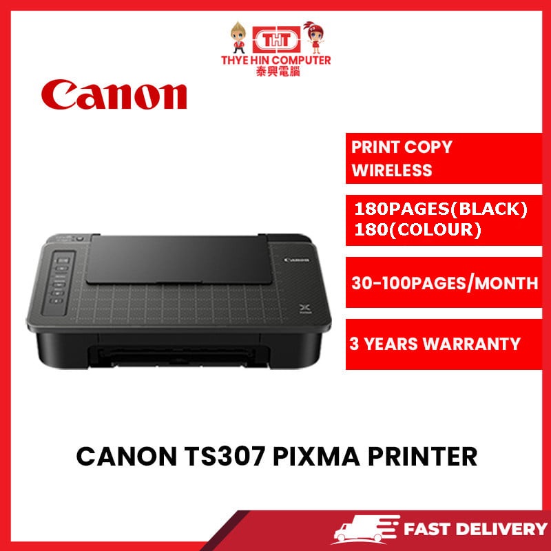 CANON TS307 PIXMA PRINTER Shopee Malaysia