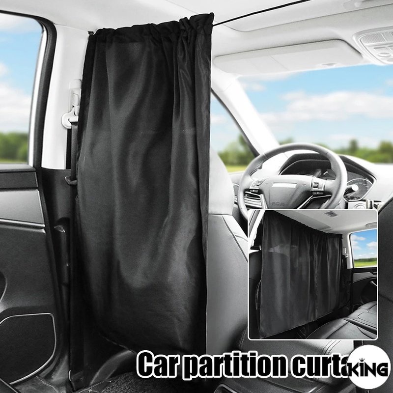 KI 2Pcs/Set Universal Car Sun Shade Privacy Curtain / Adjustable Front