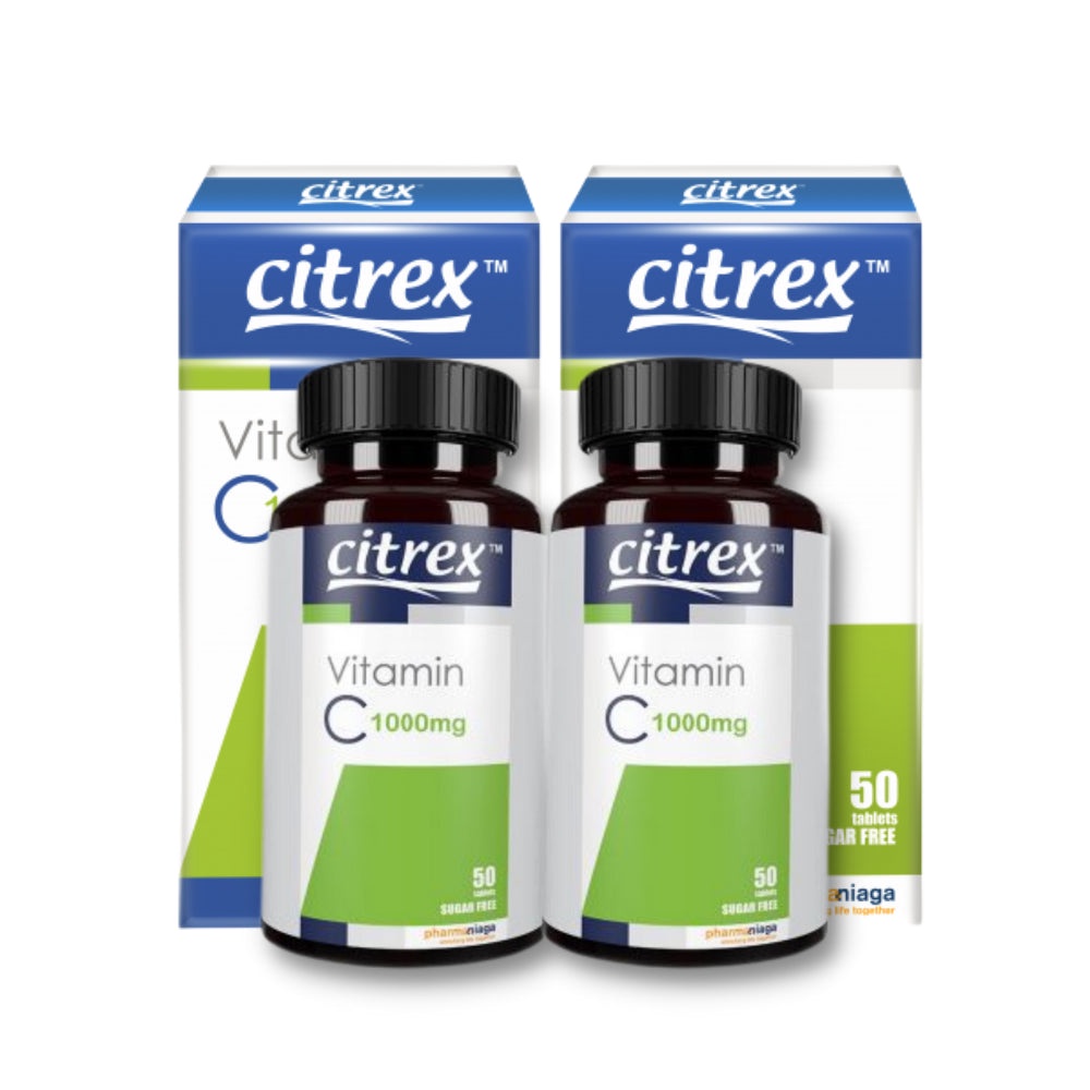 Citrex Vitamin C 1000mg 50's [Twinpack] Shopee Malaysia