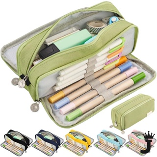 Pencil Bag Aesthetic Pencil Case Large Capacity Multi-slot Pen Bag