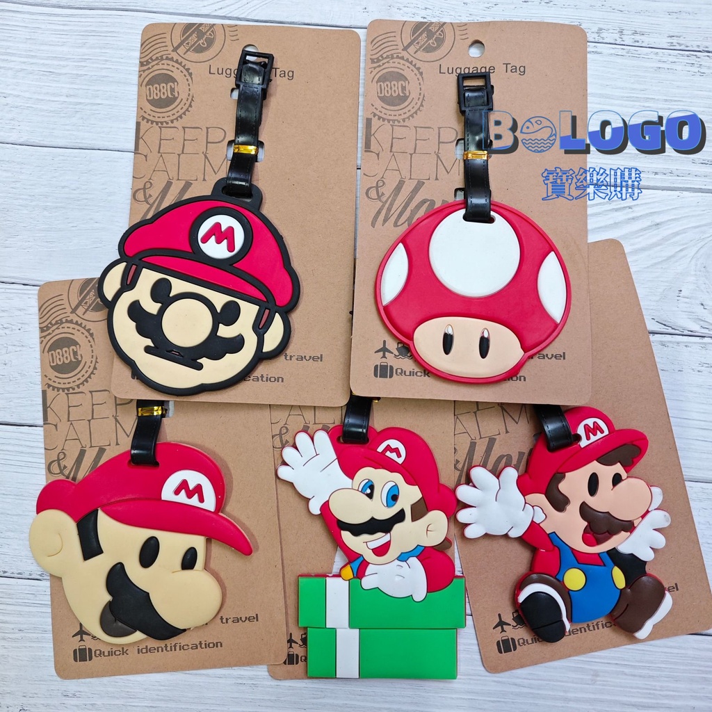 Luggage Tag Luggage Identification Tag Consignment Tag Super Mario