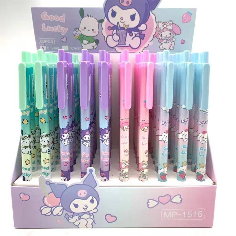 4Pcs/Set Sanrio Cartoon Pencil Series Melody Kuromi Mechanical Pencils ...