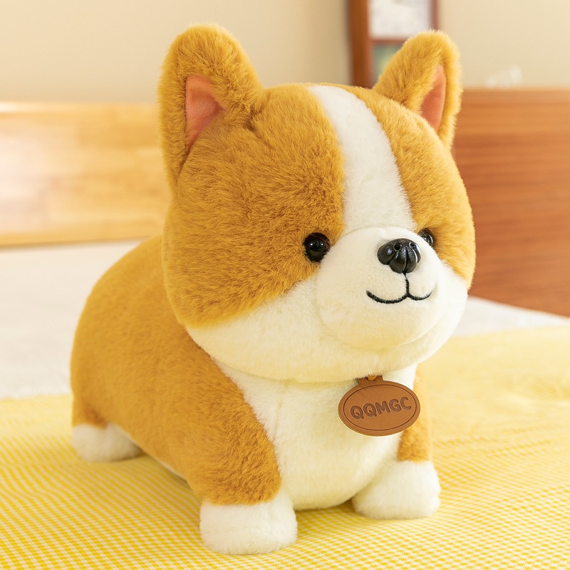 Ready Stock|Cute Corgi Doll Puppy Catching Machine Doll Peach Heart Ass ...