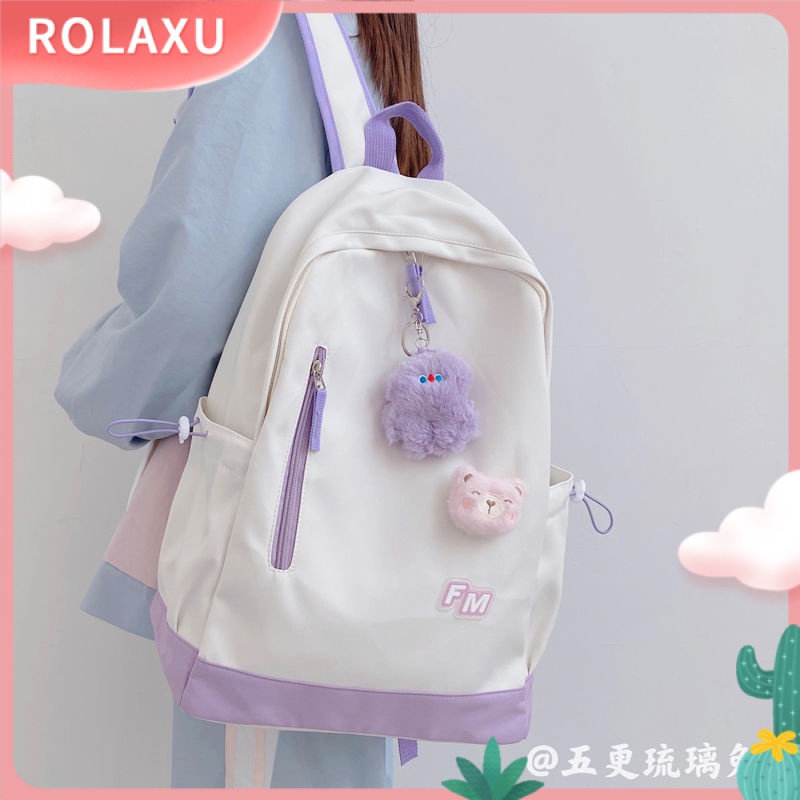 Source Female Student Korean Junior High School Japanese Girl Backpack High  School Waterproof Backpack on m.