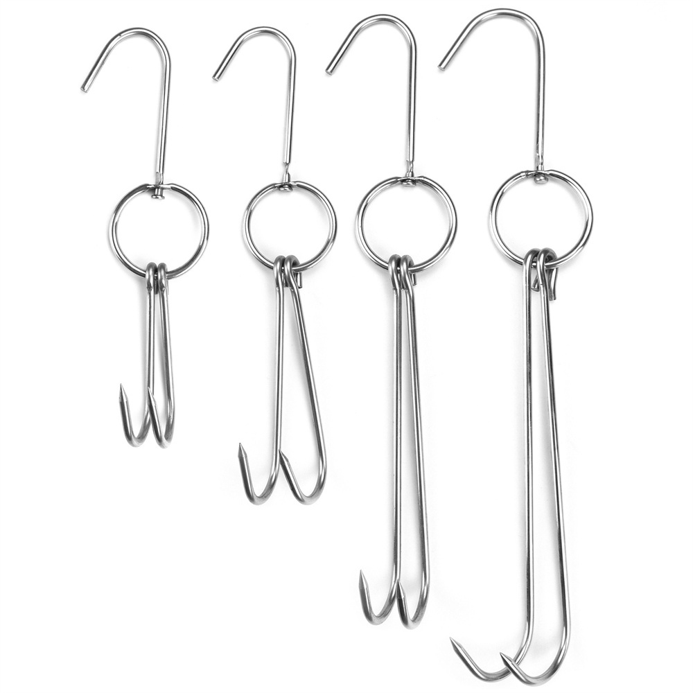 Stainless Steel Durable Roast Duck Bacon Hook Beef Meat Clasps Duck ...