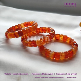 Blossom tiger's eye and carnelian bracelet, Louis Vuitton