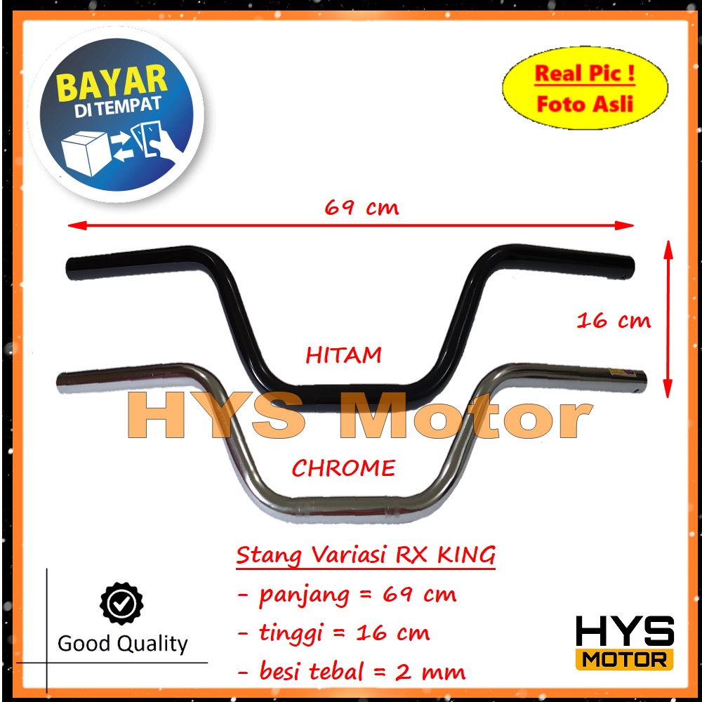 Hys Handlebar Stir Model RX KING Handlebars Variation Motorcycle