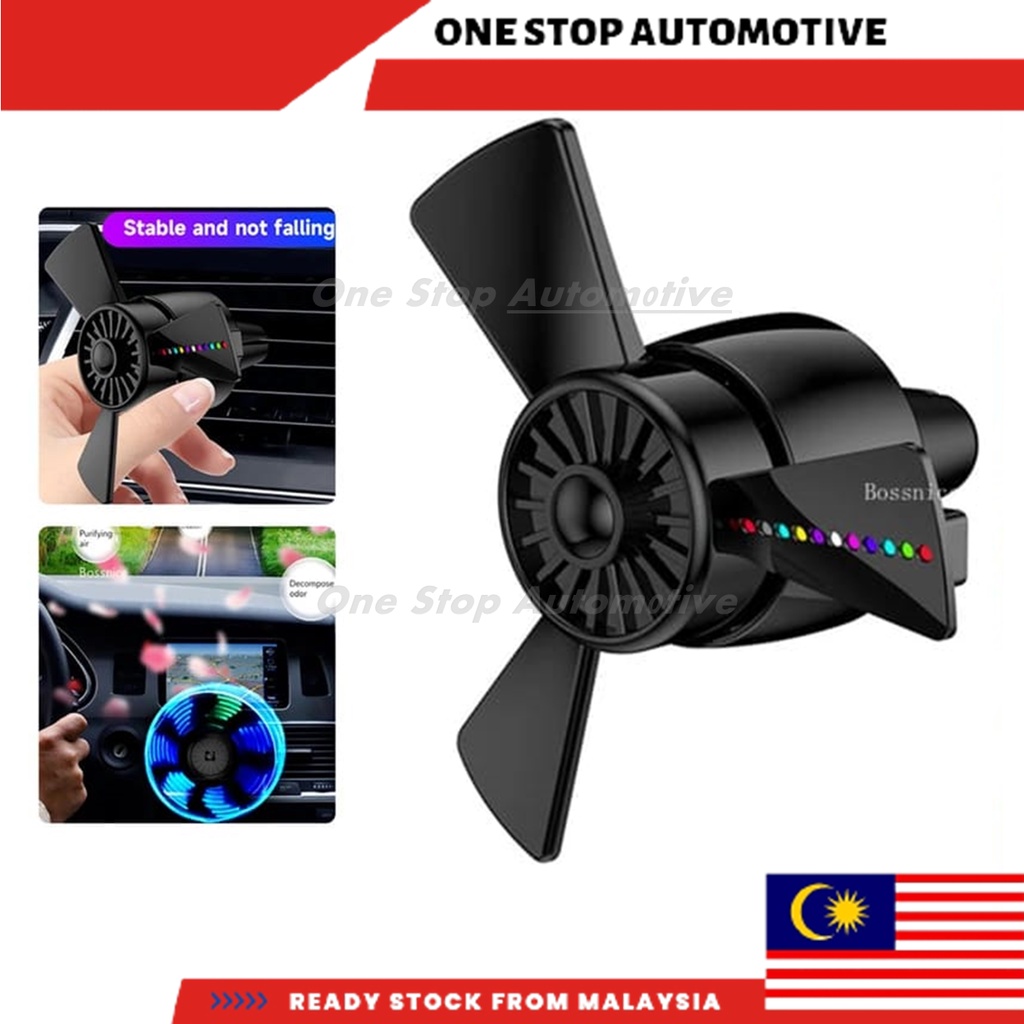 Ambient LED Car Air Freshener Perfume Diffuser Rechargeable Auto ...