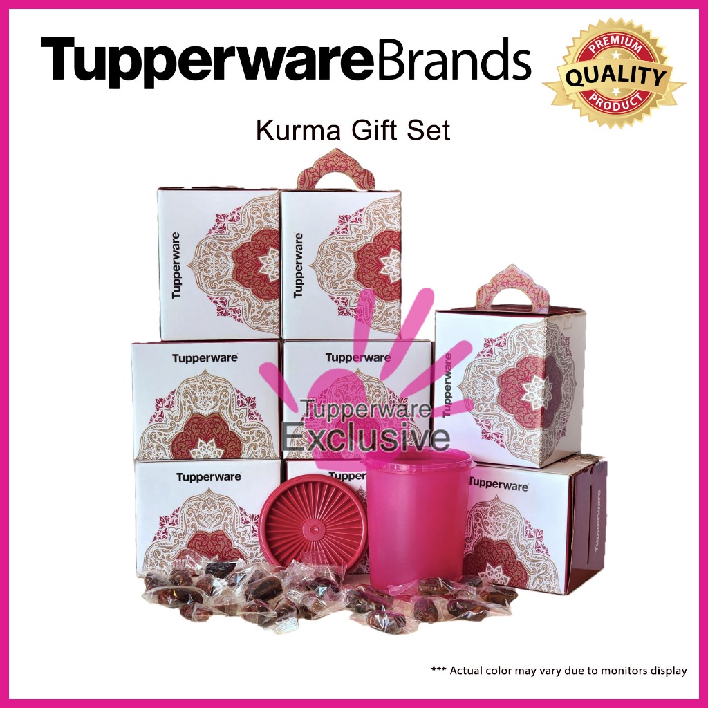 Tupperware Lelong Kurma T Set Raya Cake T Set Tupperware Kurma Mahligai Hadiah Kurma 8097