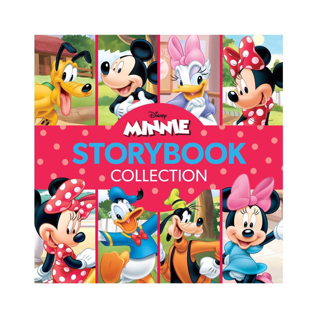 Disney Minnie Mouse Story Book Collection Hardcover for Kids to Read 6 Classic Fairy Tales ...