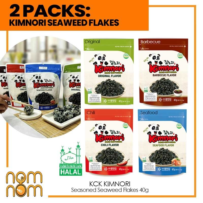 [HALAL] KCK Seaweed Kimnori Seasoned Seaweed Flakes (40g) Barbecue
