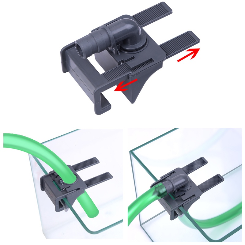 Aquarium Water Tube Holder Fish Tank Filter Inflow Outflow Stretchable ...