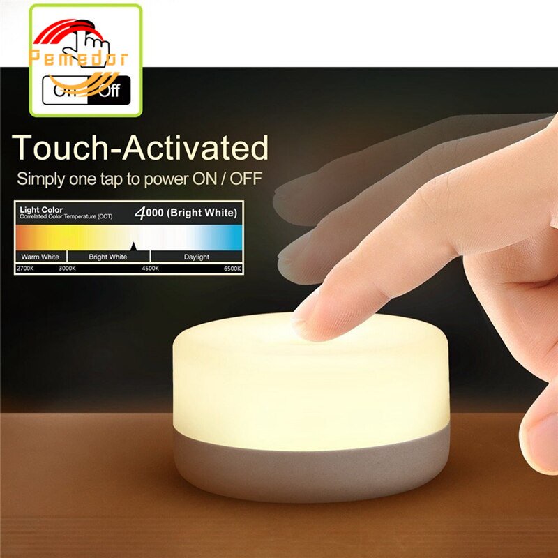 Baby Night Light Lampu tidur Touch control Light intensity With battery