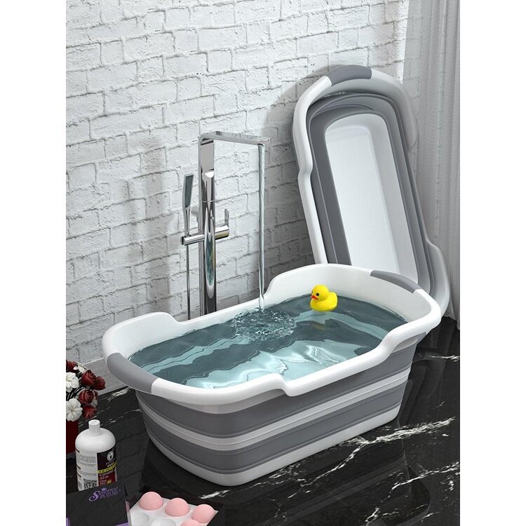 (READY STOCK) Baby Shower Baby Bath Tubs Folding Bath Tub Tab Mandi