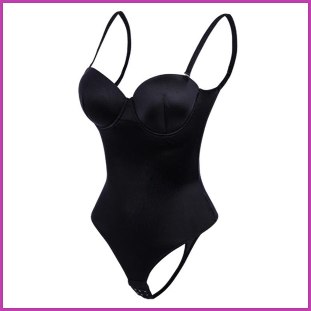 Thong Shapewear for Women Backless Bodysuit Backless Body Shaper Bra