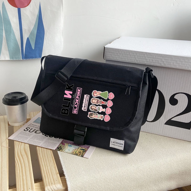 Korean Shoulder Bag Blackpink Messenger Bag Sling Bag Crossbody Bag Birthday Gift Shopee Malaysia