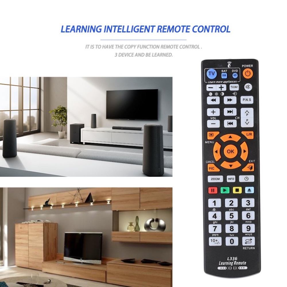 Universal Smart L336 IR Remote Control With Learning Function Copy For