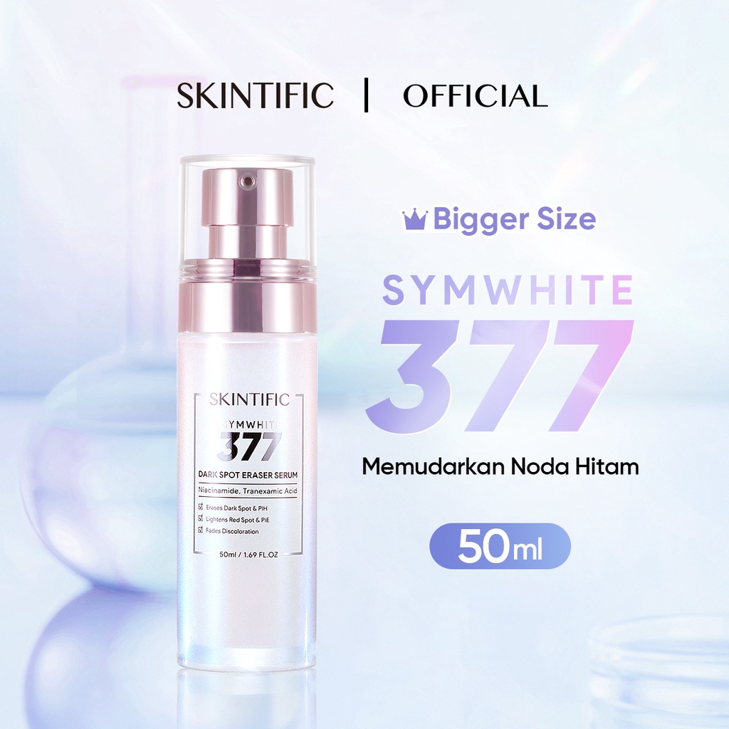 HITAM Skintific 50ML SYMWHITE 377 DARK SPOT SERUM For Removing Black ...