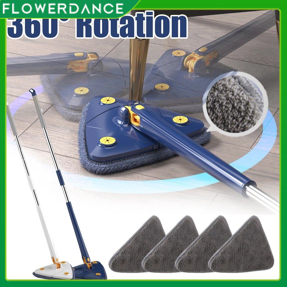 New Smuggage Cleaning Rotating Triangle Cleaning Mop Glass Cleaner ...