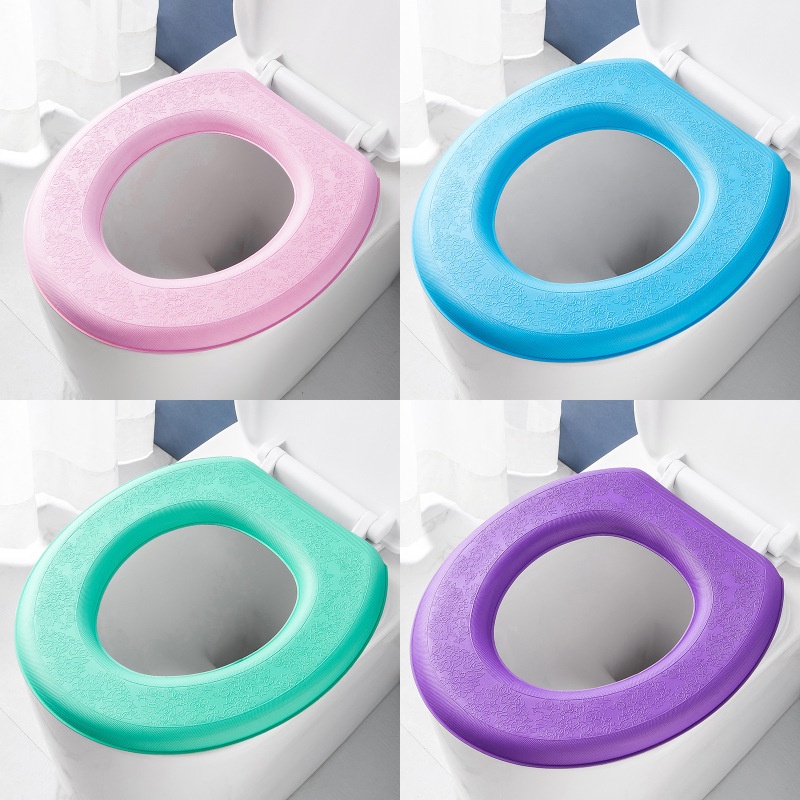 Universal Waterproof EVA Toilet Seat Cover Toilet Cover Pad with Fixing