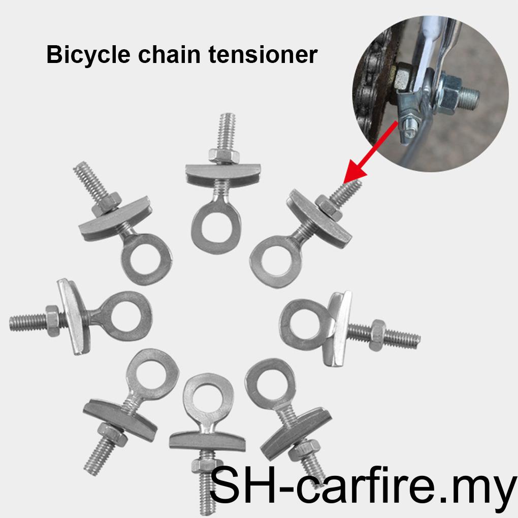 Bicycles Fixed Gear Bike Chain Tensioner Screw Adjuster Vehicle Fixing