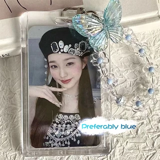 Kpop Photocard Holder, Acrylic Photocard Holder with Butterfly